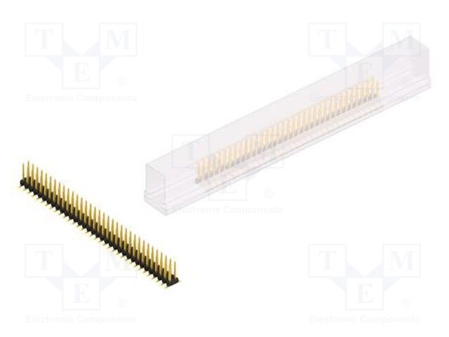 Connector: pin strips; pin header; male; PIN: 68; 2mm; SMT; 2x34