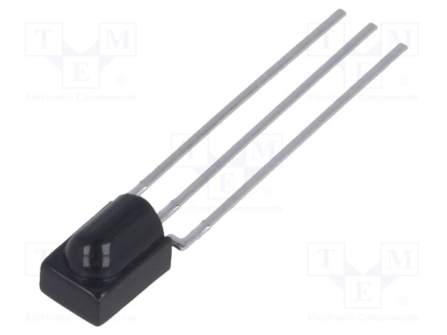 Integrated IR receiver; 38kHz; 90°; 2.5÷5.5V