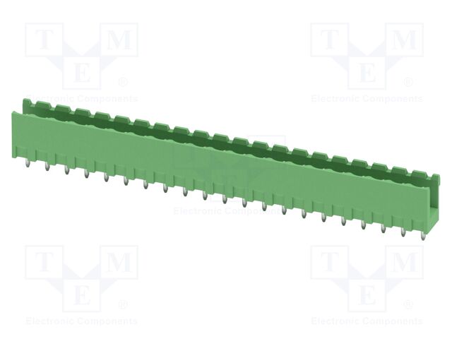 PCB headers, nominal cross section: 2.5 mm?, color: green, n