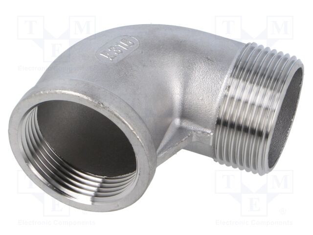 Male-female; max.10.5bar; 1.4408 stainless steel; G316