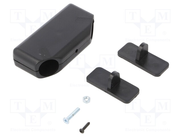 Enclosure: for alarms; X: 35mm; Y: 72mm; Z: 18mm; ABS; black