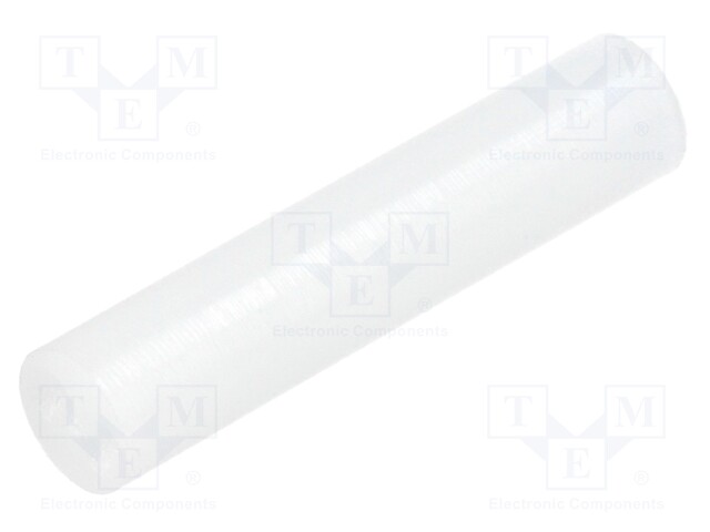 Spacer sleeve; LED; Øout: 5mm; ØLED: 5mm; L: 23.5mm; natural; UL94V-2