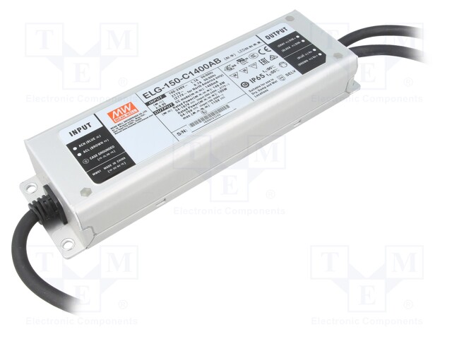 Power supply: switched-mode; LED; 149.8W; 54÷107VDC; 700÷1400mA
