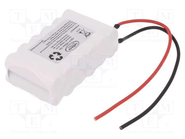 Re-battery: Ni-Cd; AA; 14.4V; 700mAh; 84.5x50x28.5mm