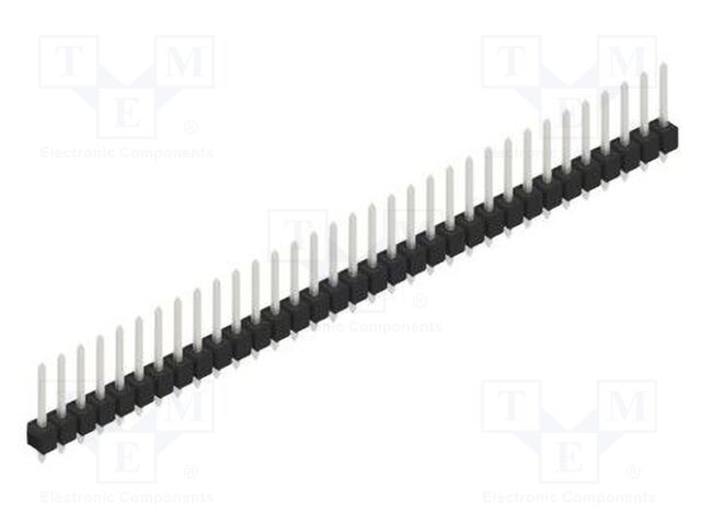 Connector: pin strips; pin header; male; PIN: 33; 2.54mm; THT; 1x33