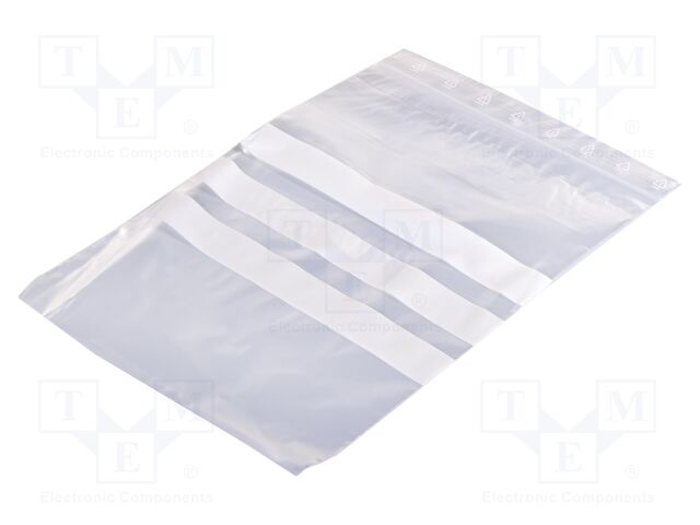 Self-seal bag; L: 220mm; Width: 160mm; Thick: 50um; polyetylene