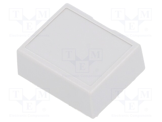 Terminals cover; w/o holes; 1M Modulbox One; grey