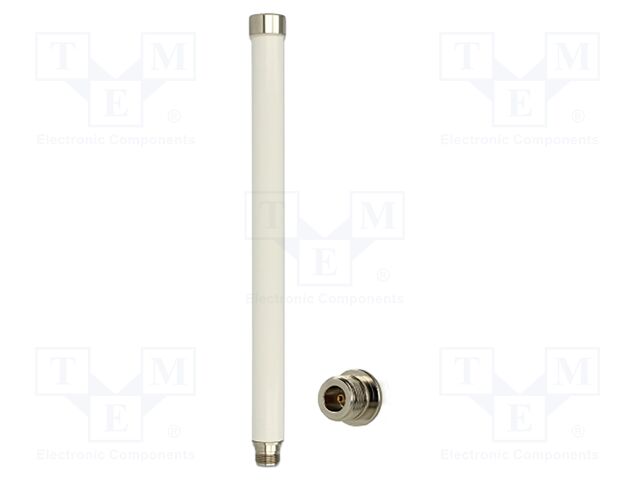 Antenna; WiFi,external; white; N; screw-in; female; 2W; 50Ω; 8dBi