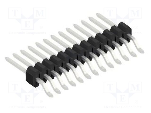 Connector: pin strips; pin header; male; PIN: 13; 1.27mm; SMT; 1x13