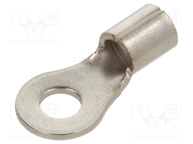 Ring terminal; M4; 3÷6mm2; crimped; for cable; non-insulated