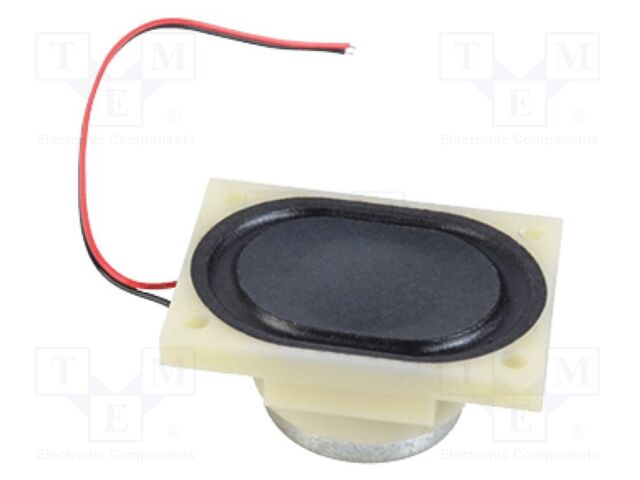 Loudspeaker; miniature; 6W; 8Ω; 40x28.5x17.5mm; 10kHz; Len: 100m