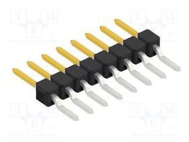 Connector: pin strips; pin header; male; PIN: 8; 2.54mm; SMT; 1x8