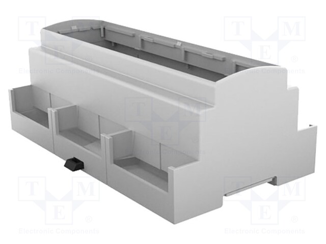 Enclosure: for DIN rail mounting; Y: 91mm; X: 160.2mm; Z: 62mm; grey