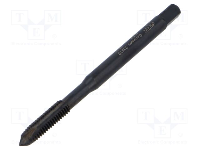 Tap; HSS-E; M6; 1; 80mm; to the through holes; Conform to: DIN 371
