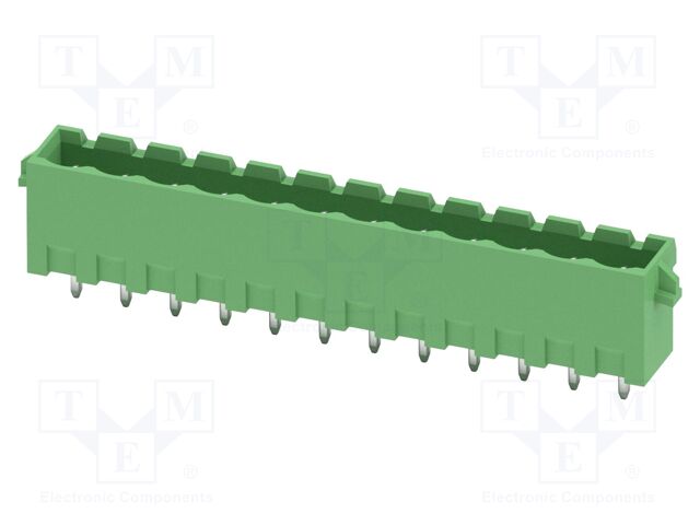 PCB headers, nominal cross section: 2.5 mm?, color: green, n