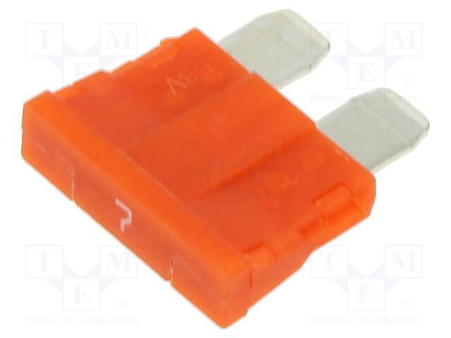 Fuse: fuse; 7A; 250VAC; 58VDC; automotive; 19mm