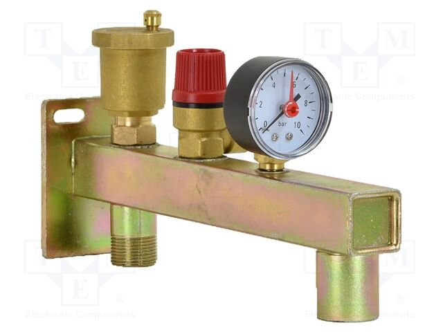 Safety group; max.6bar; domestic hot water systems; 0÷90°C