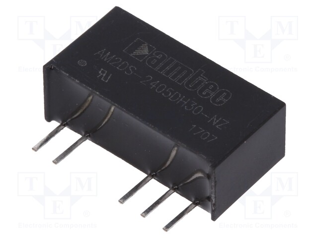 Converter: DC/DC; 2W; Uin: 21.6÷26.4V; Uout: 5VDC; Uout2: -5VDC; SIP7