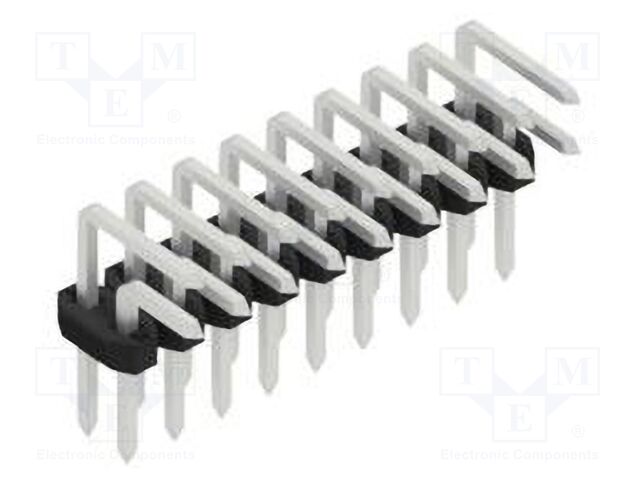 Connector: pin strips; pin header; male; PIN: 18; 2mm; THT; 2x9; 100V
