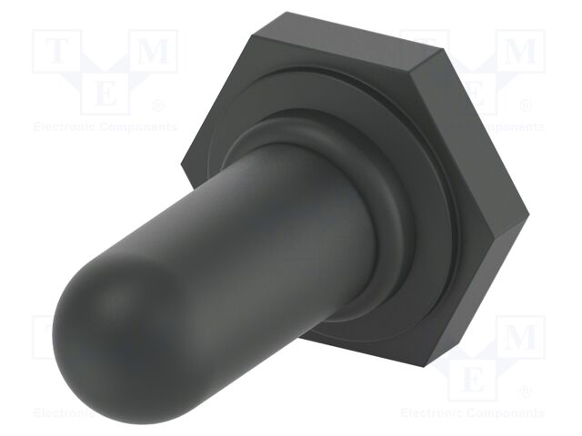 Cap; Ø7.4x13.2mm; black