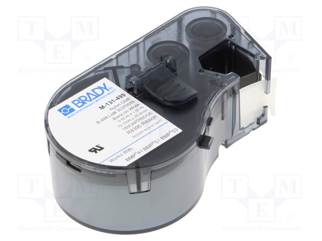 Label; 12.7mm; white; Character colour: black; H: 25.4mm