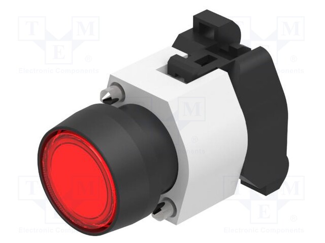 Control lamp; 22mm; OptoHiT; -40÷55°C; Ø22.3mm; IP65; red