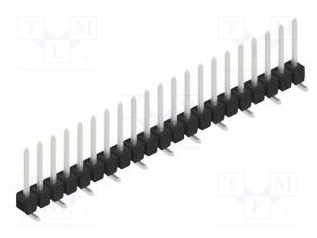 Connector: pin strips; pin header; male; PIN: 21; 2.54mm; SMT; 1x21