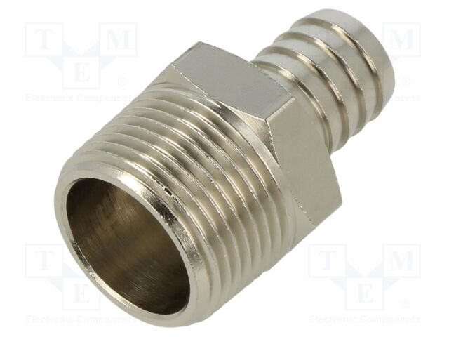 Metal connector; threaded; G 3/4"; Mat: nickel plated brass