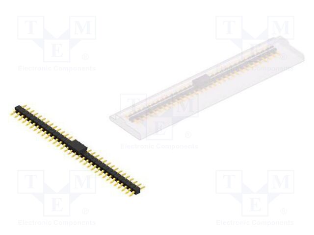 Connector: pin strips; pin header; male; PIN: 32; 2.54mm; SMT; 1x32