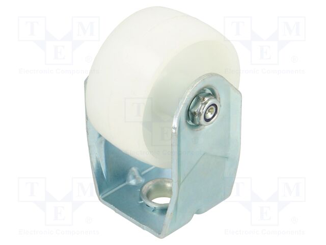 Transport wheel; Ø: 50mm; W: 24mm; H: 73.5mm; 50kg; Mat: polyamide