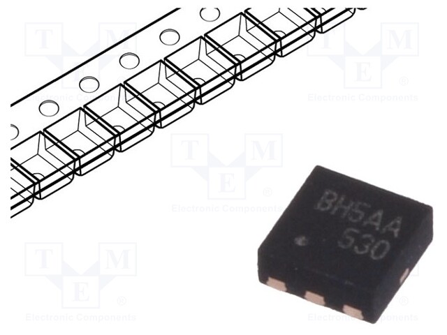 Transistor: P-MOSFET; unipolar; -30V; -6.8A; 2.4W; MicroFET