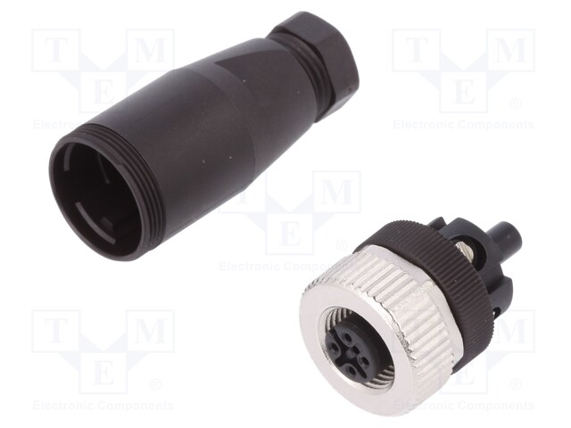 Plug; M12; PIN: 5; female; A code-DeviceNet / CANopen; for cable