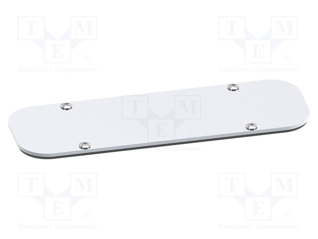 Cable gland plate; aluminium; W: 200mm; L: 400mm; Spacial S3D