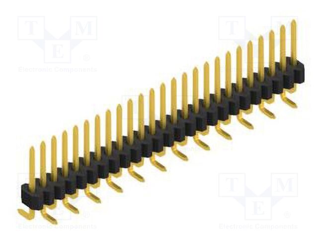 Connector: pin strips; pin header; male; PIN: 25; 1.27mm; SMT; 1x25