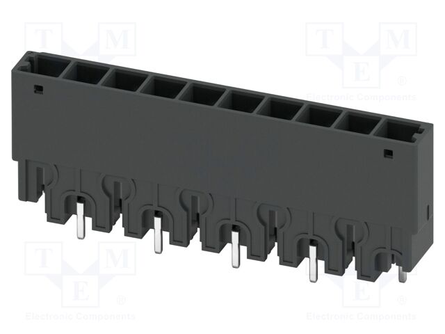 PCB headers, nominal cross section: 4 mm2, color: black, nom
