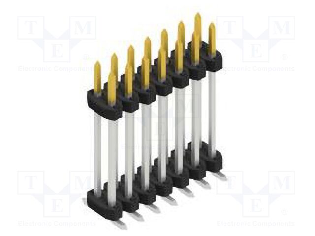 Connector: pin strips; pin header; male; PIN: 14; 2mm; SMT; 2x7; 100V