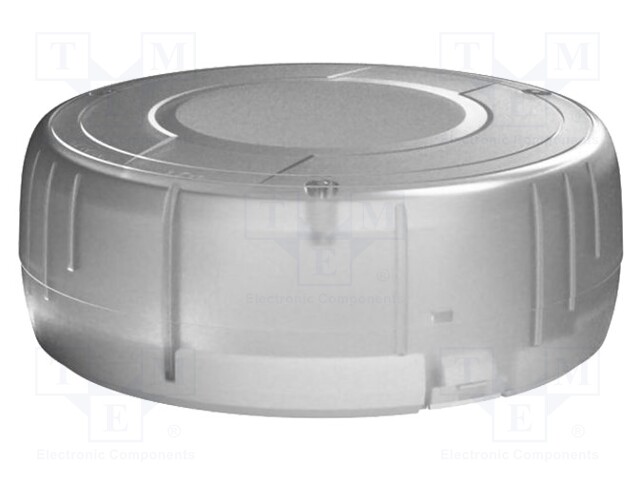 Enclosure: for alarms; Z: 40mm; ABS; semi-transparent; Ø: 95mm