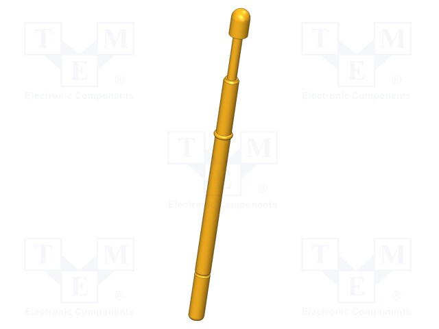 Test needle; Operational spring compression: 4mm; 8A; Ø: 2mm; 3N