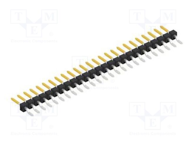 Connector: pin strips; pin header; male; PIN: 25; 2.54mm; SMT; 1x25