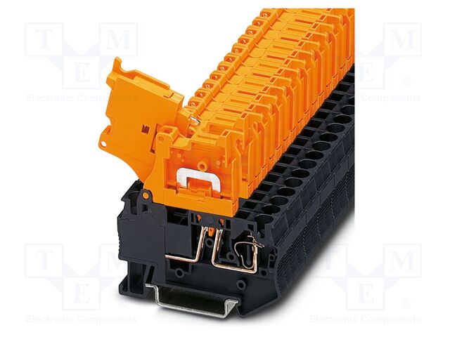 Splice terminal: rail; PA; terminals: 2; W: 6.2mm; H: 61.5mm