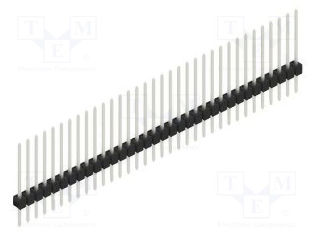 Connector: pin strips; pin header; male; PIN: 34; 2.54mm; THT; 1x34