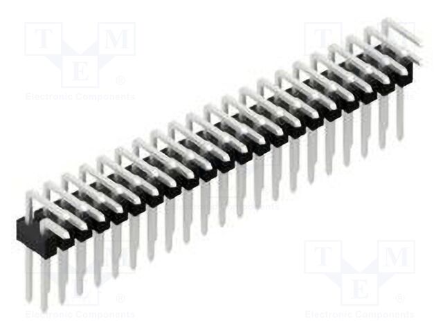 Connector: pin strips; pin header; male; PIN: 42; 2.54mm; THT; 2x21