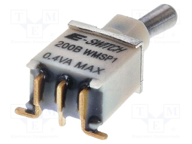 Switch: toggle; Pos: 2; SPDT; ON-ON; 0.02A/20VAC; 0.02A/20VDC; IP67