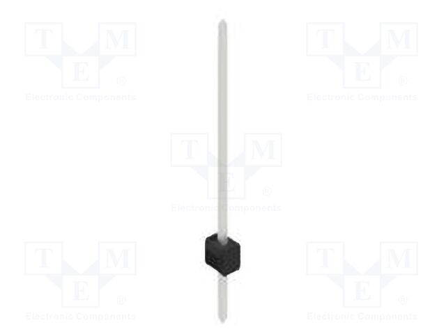 Connector: pin strips; pin header; male; PIN: 1; 2.54mm; THT; 1x1