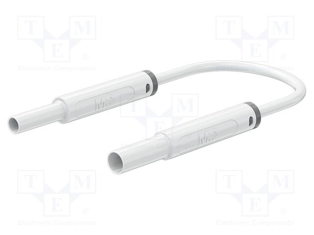 Test lead; 19A; banana socket 4mm,banana plug 4mm; insulated