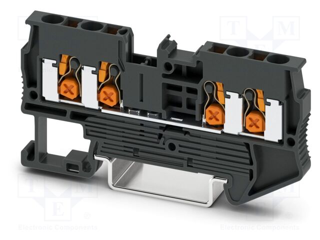 Splice terminal: rail; XT; 24A; 800V; PA; L: 35.3mm; 0.5÷4mm2; ways: 1