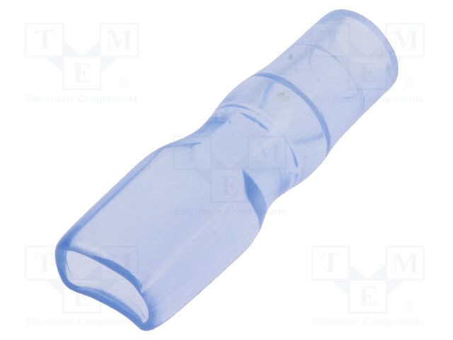 Terminals cover; 6.5mm; Ø: 4mm; straight; L: 24mm; Mat: PVC