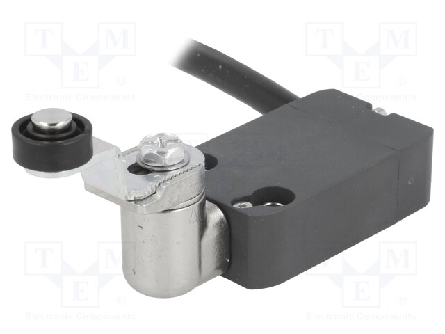 Limit switch; lever R 33mm, plastic roller Ø14mm; NO + NC; IP67