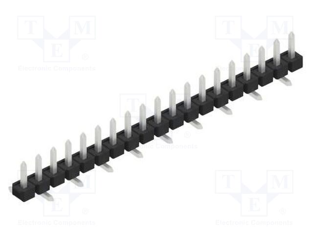 Connector: pin strips; pin header; male; PIN: 19; 2.54mm; SMT; 1x19