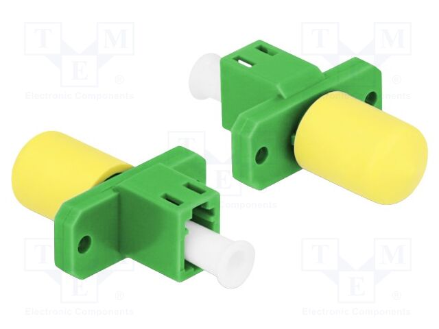 Adapter; LC/PC,ST/PC; green; -40÷80°C